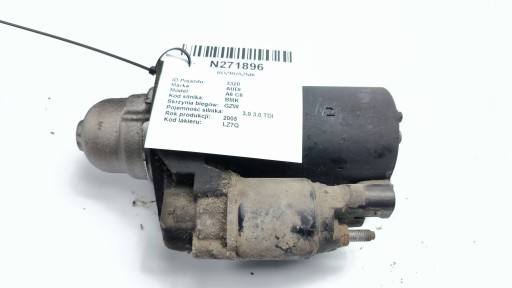 starter 3.0 TDI AUDI A6 C6