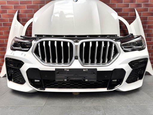 bonnet radiators, wall lights LED pillar bumper BMW X6 G06 m-packet A96