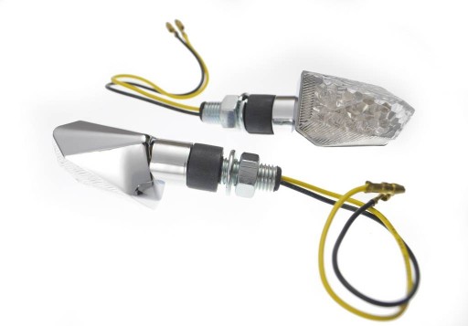 619-21115-10ELED - УНІВЕРСАЛЬНІ СВІТЛОДІОДНІ ПОВОРОТНИКИ ХРОМОВАНІ КОРОТКІ