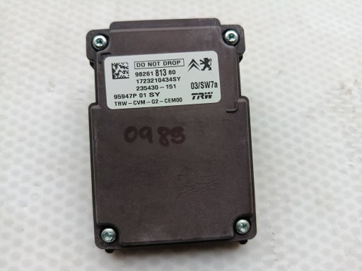 9826181380 - Модуль лобового стекла помощника камеры европа citroen c3 aircross