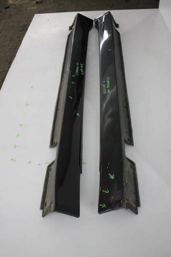 moulding cap threshold left BMW E60 SCHWARZ 2
