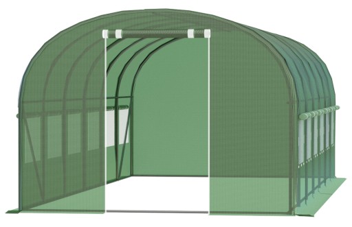 Tunel Foliowy 3x6m Foliak 18m2 Tunel Ogrodowy Szklarnia Grube Rury 24MM