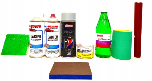 Автомобільна фарба спрей будь-який колір комплект!!!!