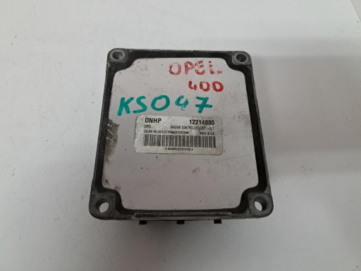 KS047, KS047 - Контроллер компьютера двигателя opel 12214880