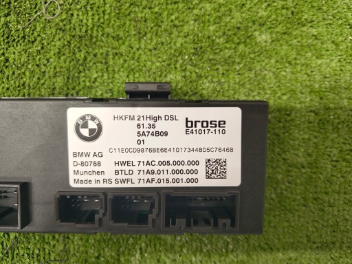 BMW Bedienteil heckklappe 5A74B09