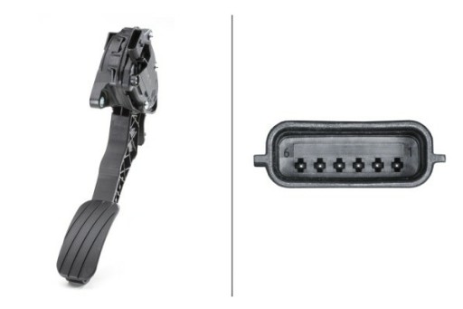 6PV 009 - Педаль акселератора підходить: renault master iii 2.3d 02/10-