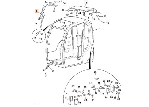 РЫЧАГ СТЕКЛООЧИСТИТЕЛЯ 714/40451 JCB JS145LC JS115