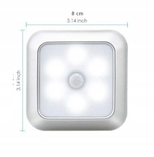 Приліжкова лампа FHBabyLand сірого кольору