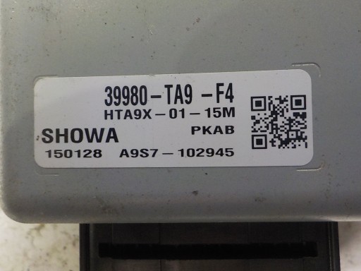 HONDA CIVIC IX Unité commande confort 39980-TA9-F4 A9S7-102945