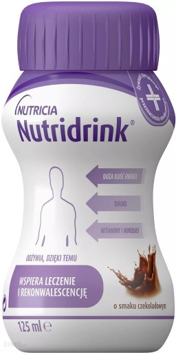 NUTRIDRINK STANDARD ČOKOLÁDA 4X125 ML