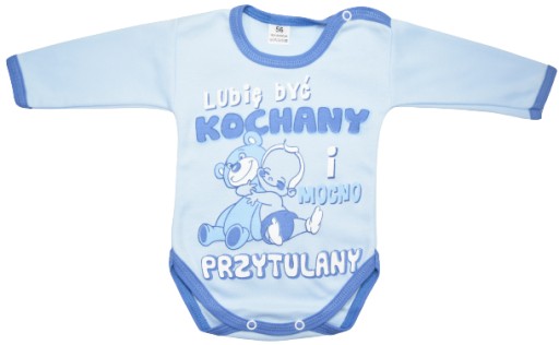 Бавовняне боді з довгим рукавом FiFiszop 80 розмір, застібається на кнопку