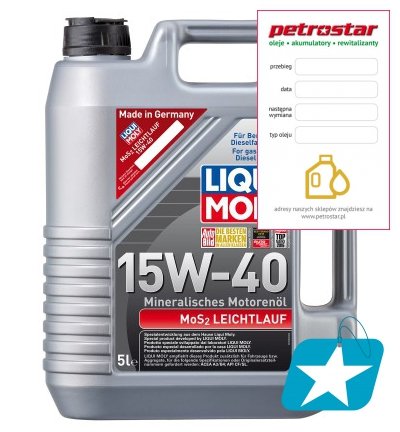 LIQUI MOLY MOS2 15W40 2571 5л