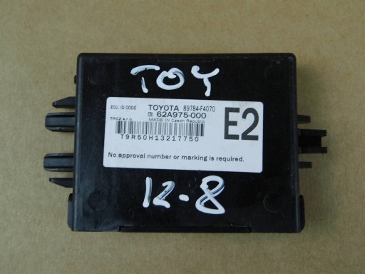 Toyota C-HR CHR module computer control unit immobilizera 89784-F4070