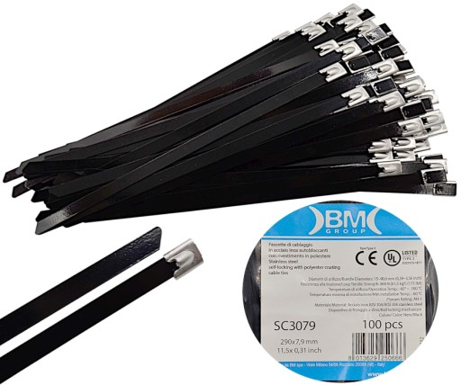 ЛЕНТА СТАЛЬНАЯ С ПОКРЫТИЕМ 290х7,9 ММ 100SZ