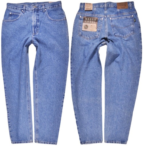 HIS spodnie HIGH WAIST jeans BASIC JEANS _ W30 L29