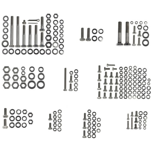 021245 - Винты из нержавеющей стали Romet Hogar 200 большой набор En LUX