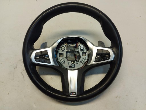 BMW G20 330i Sedan 2018 lenkrad skorzana oryg Schaltwippen grzana 7857776