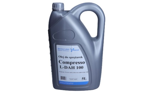 SPECOL COMPRESSO L-DAH 100 5L МАСЛО / ДЛЯ КОМПРЕССОРОВ SPECOL