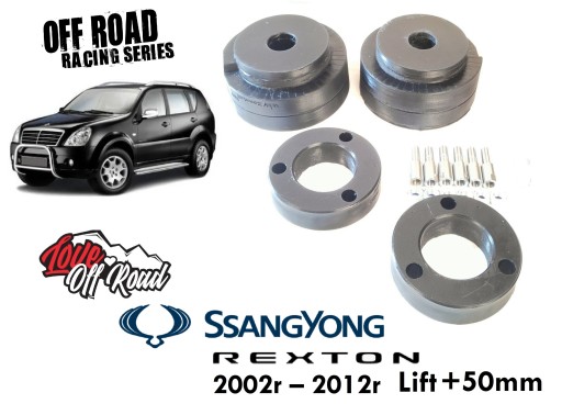 590 50mm - SsangYong Rexton 2002r-2012r підйомні Шайби + 50 мм