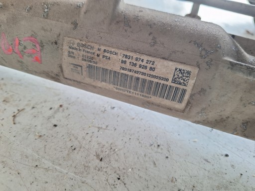 PEUGEOT EXPERT III 16-> control drag rod servo steering 9813692680