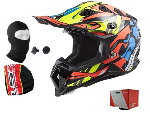 ШЛЕМ LS2 MX700 SUBVERTER EVO RASCAL BL. ОРАНЖЕВЫЙ М