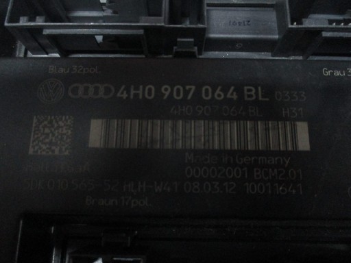 Unité commande confort VW TOUAREG 7P0 4H0907064BL