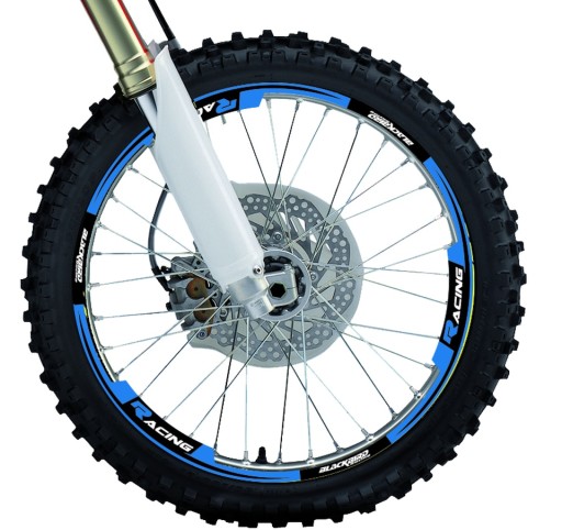 E5088/70 - BLACKBIRD НАКЛЕЙКИ ДЛЯ ОБОДА СИНІЙ FLUO RACING