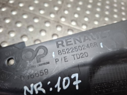bumper bracket left rear part 852250246R RENAULT TRAFIC III VIVARO B 2014