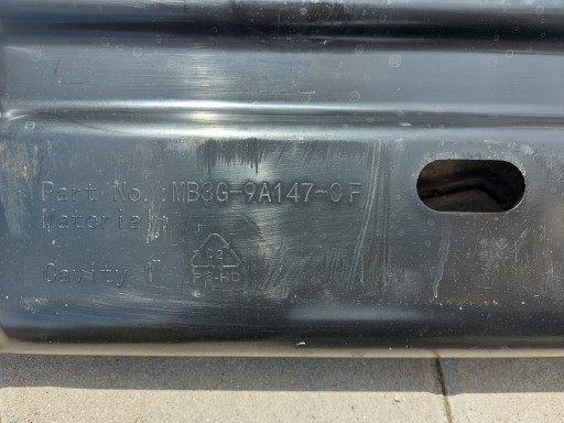 Ford Ranger VI 6 AMAROK II cover below fuel tank MB3G-9A147-CF