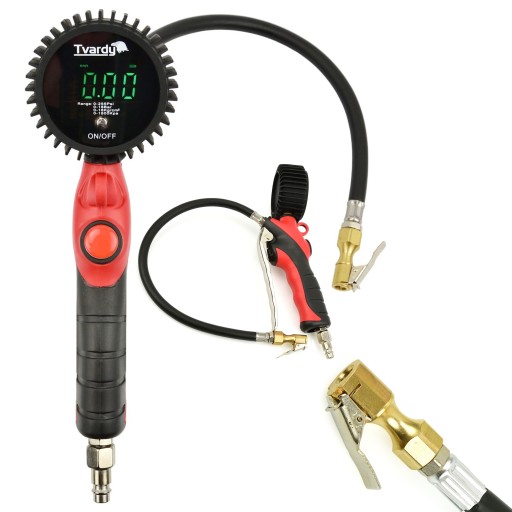 РК-ДИСПЛЕЙ 18 БАР КОЛЕСО НАСОСНИЙ ПІСТОЛЕТ МАНОМЕТР