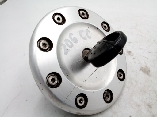 Peugeot 206 CC d’aluminium Bouchon Réservoir Carburant + Clé