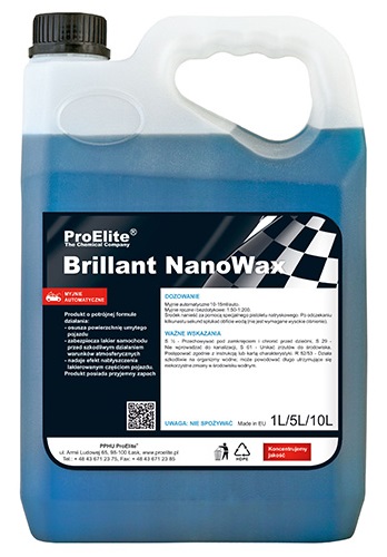 ProElite Brillant nanowax жидкий воск 5L