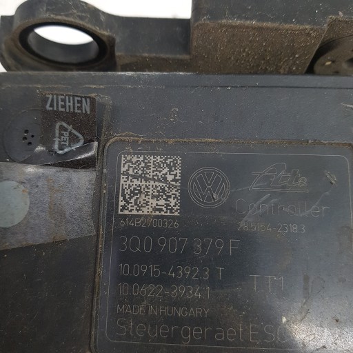 pump ABS VOLKSWAGEN PASSAT B8 1.4 B 3Q0907379F 3Q0614517F