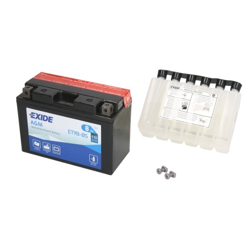 Аккумулятор EXIDE 12В 8Ач 110А L+ YT9B-BS