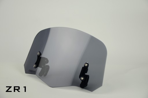 107289 - Мотоцикл дефлектор лобове скло ZR2 15x30cm Темний