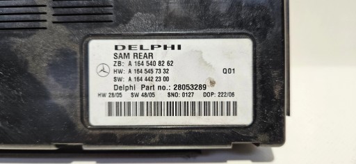 Centralina modulo SAM MERCEDES OE A1645408262