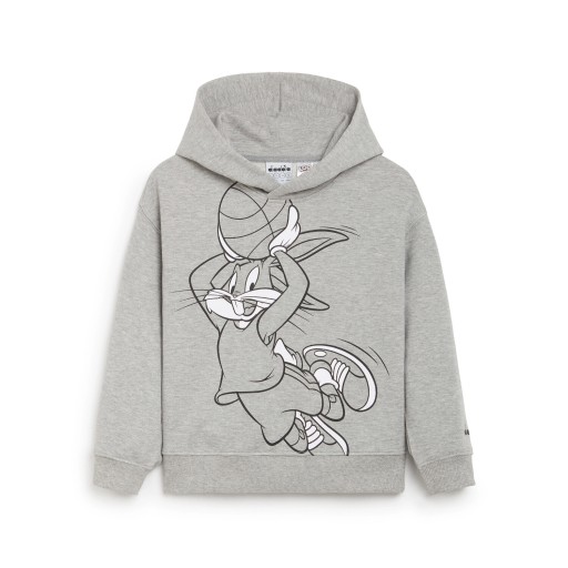 Дитячий світшот Diadora розмір 135 довгий рукав сірий