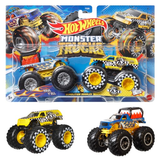 Hot Wheels Monster Trucks Demolition Doubles 1:64 - Silverado / Raptor