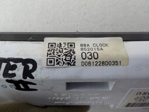 clock display subaru forester II 85201SA030