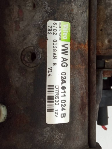 starter 02A011024B 1.9 TDI VW Volkswagen Bora and (1999-2005)