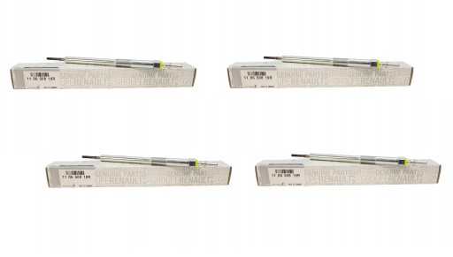 4 свечи накаливания renault oe 110650819r *оригинал* комплект