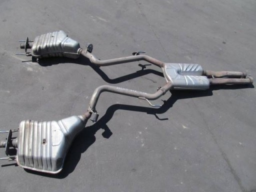 Mercedes S-KLASA S400 HYBRID 3.5 272974 M272 TLUMIK central KONCOWY exhaust pipe