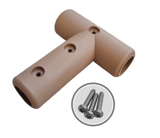 SUN - ONE PIECE T CONNECTOR - БЕЖЕВА мотузка 16 мм