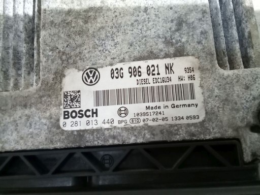 VW Passat B6 Computer Bedienteil DES MOTORS 03G906021NK