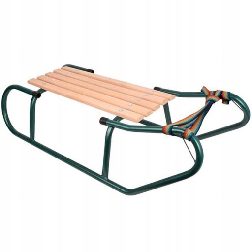 Традиційні металеві санки Kimet без спинки