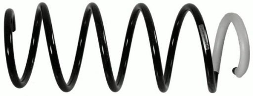 Пружина передней подвески l=p sachs 993 667