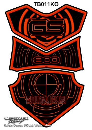 TANKPAD MOTOGRAFIX BMW F800GS 2008-2012