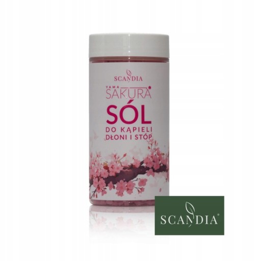 Soľ do kúpeľa na ruky a nohy 600 g Scandia Yama Sakura