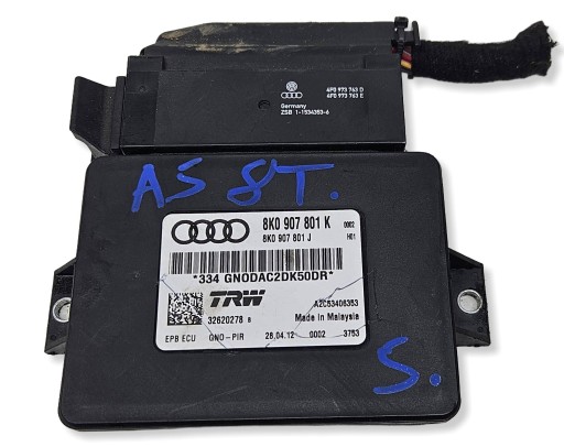 Audi A4 S4 B8 8K A5 8T Q5 8R steronik module electric brake 8k0907801k