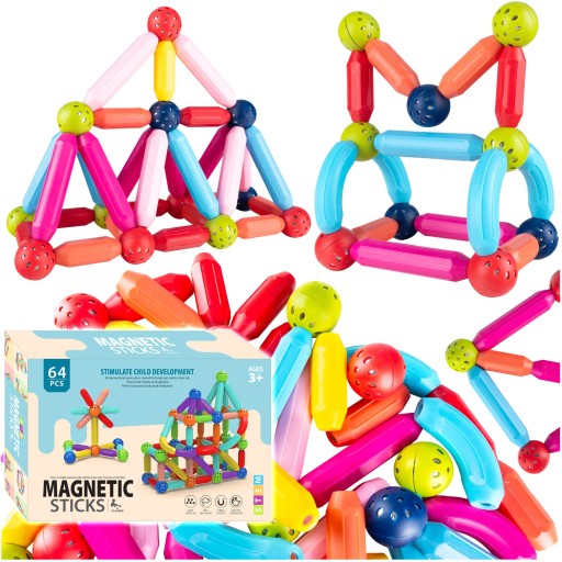 Магнітні блоки Gotel Magnetic blocks 64 шт.